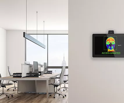 corona temperature check tablet office_j